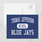 Carte Postale Thomas Jefferson Blue Jays Middle Eugene (Devant / Derrière)