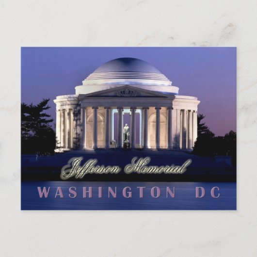 Carte Postale Thomas Jefferson Memorial, Washington, D.C. (Devant)