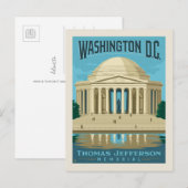 Carte Postale Thomas Jefferson Memorial | Washington, D.C. (Devant / Derrière)