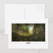 Carte Postale Thomas Moran #20 - Beaux-arts (Devant / Derrière)