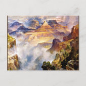 Carte Postale Thomas Moran - Brumes du canyon, parc Zoroastre (Devant)