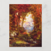 Carte Postale Thomas Moran - Sous les arbres (Devant)