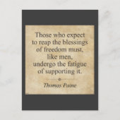 Carte Postale Thomas Paine (Devant)