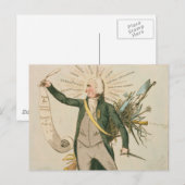 Carte Postale Thomas Paine Caricature politique (Devant / Derrière)