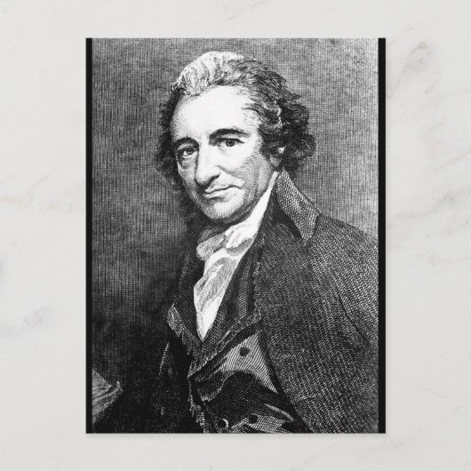 Carte Postale Thomas Paine.  Copier l'image _guerre (Devant)