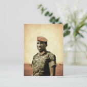 Carte Postale Thomas Sankara - Burkina Faso - président africain (Debout devant)