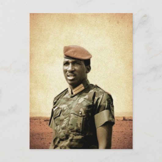 Carte Postale Thomas Sankara - Burkina Faso - président africain (Devant)