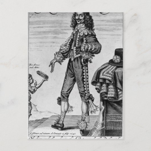 Carte Postale Thomas Urquhart, 1641 (Devant)