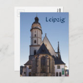 Carte Postale Thomaskirche, Leipzig (Devant / Derrière)