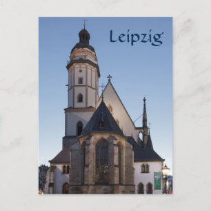 Carte Postale Thomaskirche, Leipzig