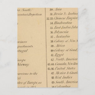 Carte Postale Thomas's Library Atlas 2