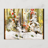 Carte Postale Thomson - Bois intérieur, hiver (Devant)