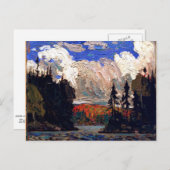 Carte Postale Thomson - Épinette noire en automne (Devant / Derrière)