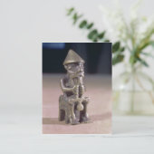 Carte Postale Thor avec un marteau, statuette trouvée en Islande (Debout devant)