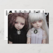 Carte postale Thora et Rune côte à côte (Devant / Derrière)