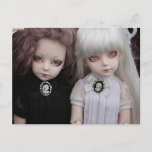 Carte postale Thora et Rune côte à côte (Devant)