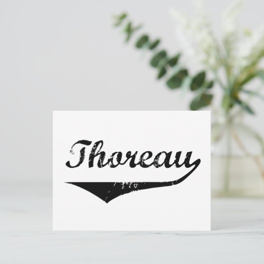 Carte Postale Thoreau (Debout devant)