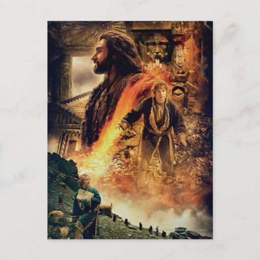 Carte Postale THORIN OAKENSHIELD™ et BILBO BAGGINS™ à Erebor (Devant)