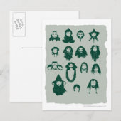 Carte Postale THORIN OAKENSHIELD™ et Cheveux d'entreprise (Devant / Derrière)