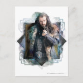 Carte Postale THORIN OAKENSHIELD™ - Graphique de caractères (Devant)