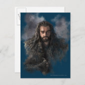 Carte Postale THORIN OAKENSHIELD™ Illustration (Devant / Derrière)