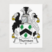 Carte Postale Thornton Family Crest (Devant)