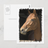 Carte postale Thoroughbred (Devant / Derrière)