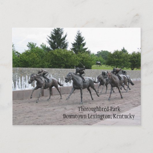 Carte Postale Thoroughbred Park Downtown Lexington, ... (Devant)