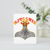 Carte Postale Thor's Hammer Mjollnir (Debout devant)