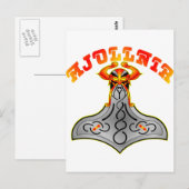 Carte Postale Thor's Hammer Mjollnir (Devant / Derrière)