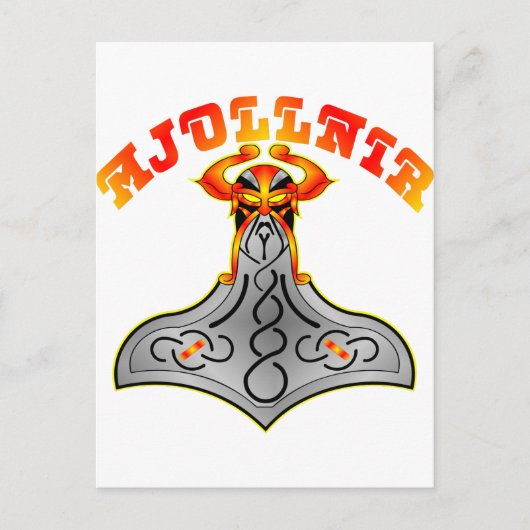 Carte Postale Thor's Hammer Mjollnir (Devant)