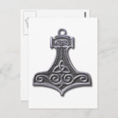 Carte Postale Thor's Hammer-silver (Devant / Derrière)