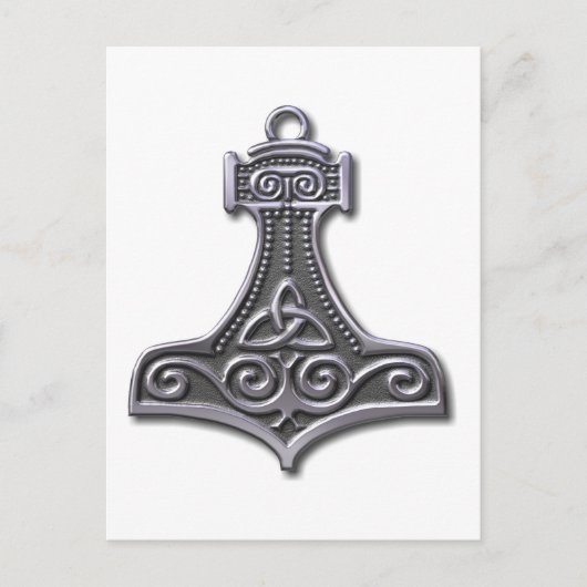 Carte Postale Thor's Hammer-silver (Devant)