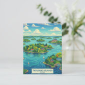 Carte Postale Thousand Islands Ontario Canada (Debout devant)