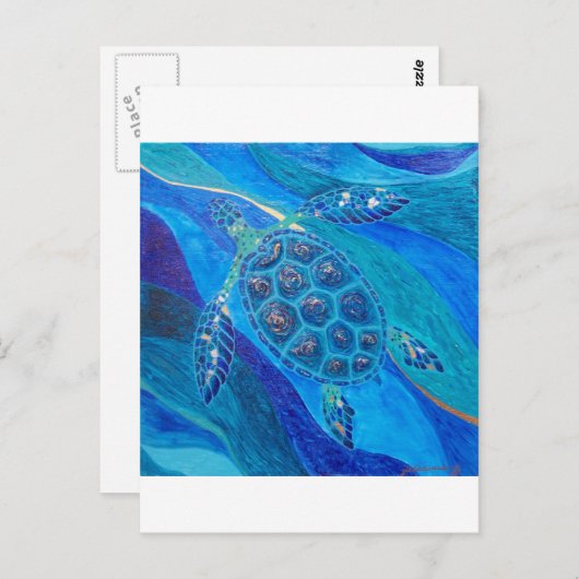 Carte Postale Thread d'or (Devant / Derrière)