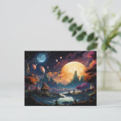 Carte Postale Threadfall de la planète orange (Debout devant)