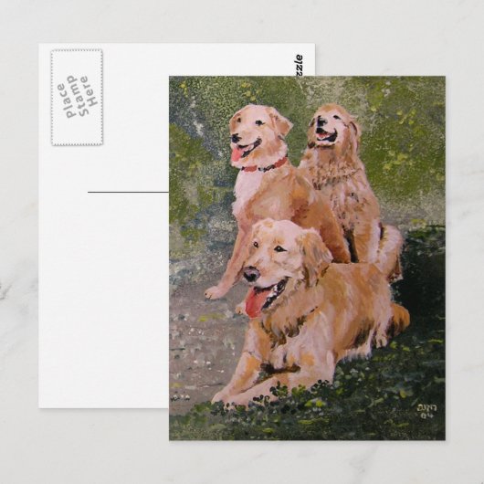 Carte Postale Three Golden Generations (Devant / Derrière)