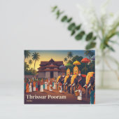 Carte Postale Thrissur Pooram Inde (Debout devant)