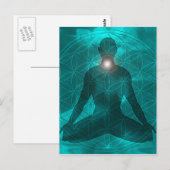 Carte Postale Throat Chakra Vishuddha (Devant / Derrière)