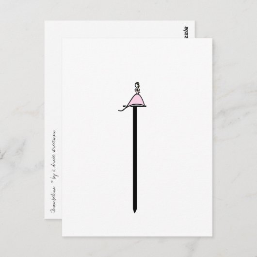 Carte Postale Thumbelina (Devant / Derrière)