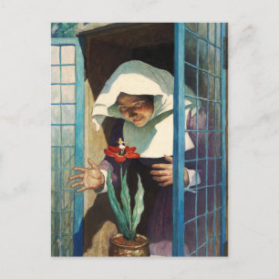 Carte Postale Thumbelina par Newell Convers Wyeth