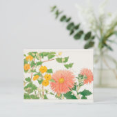 Carte Postale Thunbergia, aster de Chine par Tanigami Konan (Debout devant)