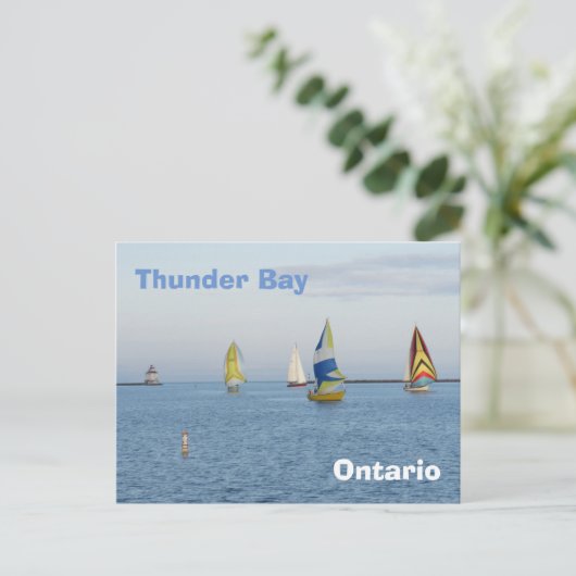 Carte Postale Thunder Bay - bateaux (Debout devant)