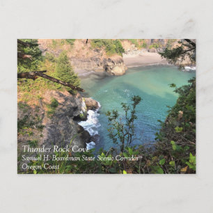 Carte Postale Thunder Rock Cove, Samuel H. Boardman, Oregon