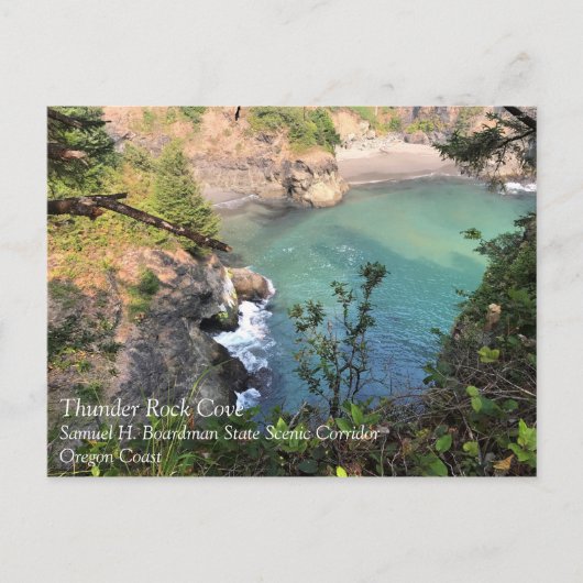 Carte Postale Thunder Rock Cove, Samuel H. Boardman, Oregon (Devant)