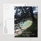 Carte Postale Thunder Rock Cove, Samuel H. Boardman, Oregon Post (Devant / Derrière)