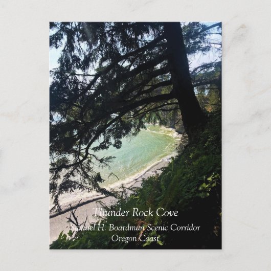 Carte Postale Thunder Rock Cove, Samuel H. Boardman, Oregon Post (Devant)