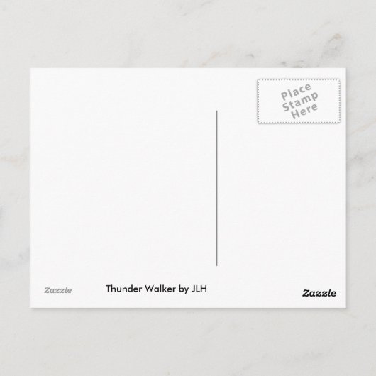 Carte Postale Thunder Walker par JLH (Dos)