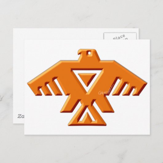 Carte Postale Thunderbird (Devant / Derrière)