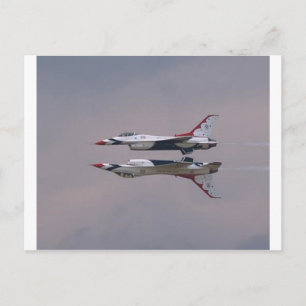 Carte Postale Thunderbird Mirror Fly By